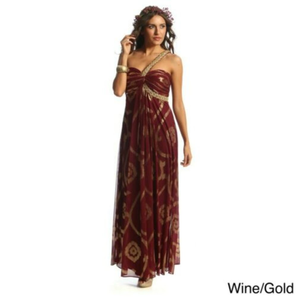 Betsy & Adam One Shoulder Gown